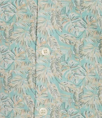 Caribbean Big & Tall Short Sleeve Floral Print Woven Shirt