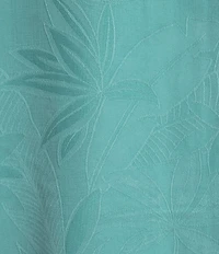 Caribbean Bird of Paradise Textured Short Sleeve Woven Shirt