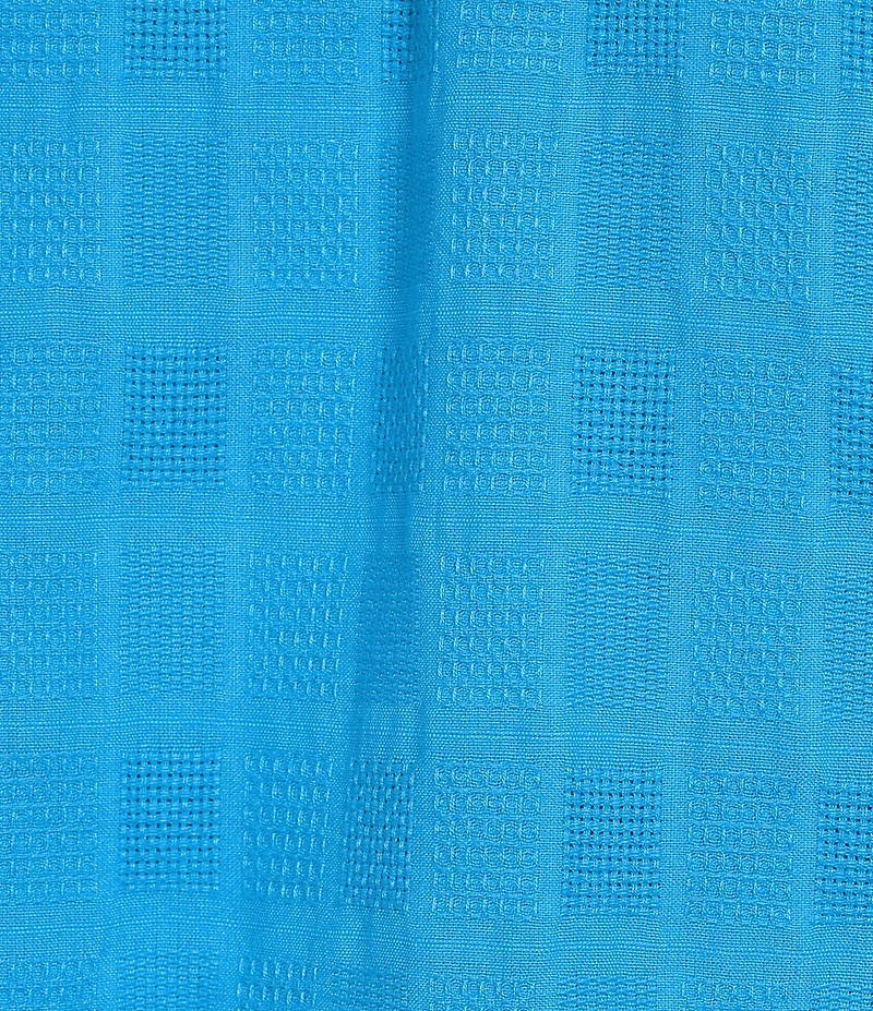 Caribbean Camp Texture Solid Short Sleeve Woven Shirt