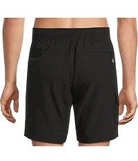 Caribbean Coastal Cargo 8#double; Inseam Solid Swim Trunks
