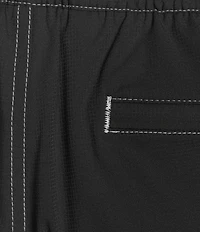 Caribbean Coastal Cargo 8#double; Solid Swim Trunks