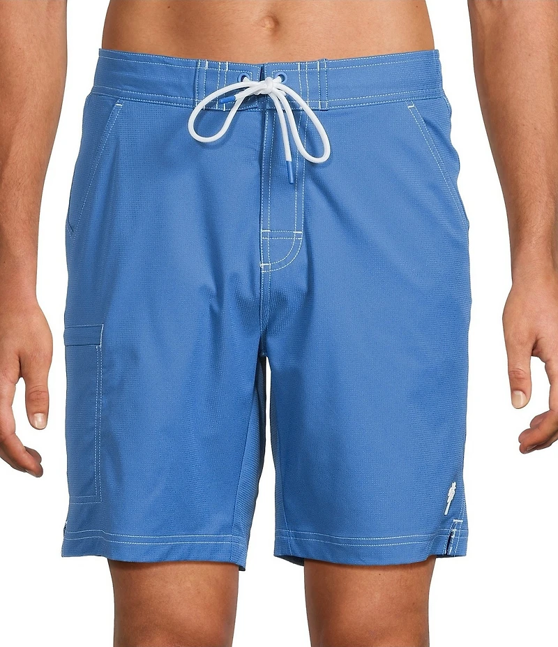 Caribbean Coastal Cargo 8#double; Solid Swim Trunks