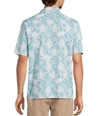 Caribbean Coatfront Roadmap Print Short Sleeve Woven Shirt