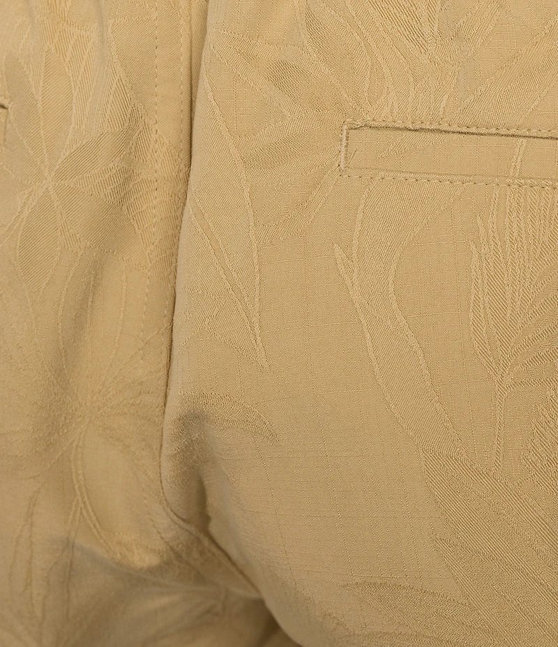 Caribbean Flat Front Jacquard 8#double; Inseam Shorts