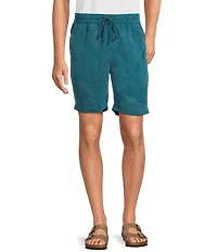 Caribbean Flat Front Jacquard 8#double; Inseam Shorts