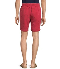 Caribbean Flat Front Jacquard 8#double; Inseam Shorts