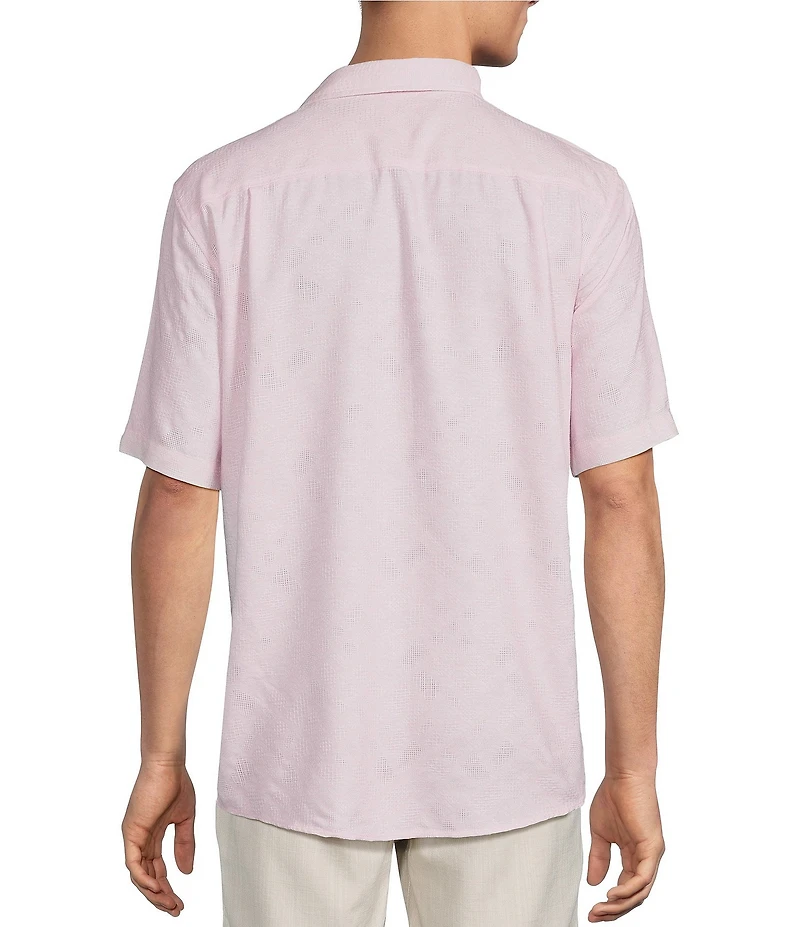 Caribbean Geo Print Short Sleeve Woven Shirt