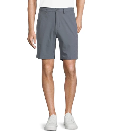 Caribbean Isle Breeze Flat Front Performance Stretch 8#double; Inseam Shorts
