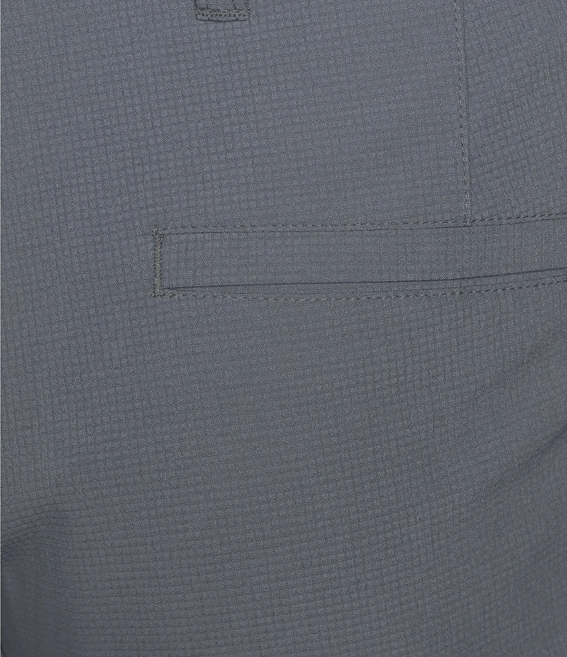 Caribbean Isle Breeze Flat Front Performance Stretch 8#double; Inseam Shorts