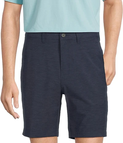 Caribbean Isle Breeze Flat Front Stretch Performance 8#double; Inseam Shorts