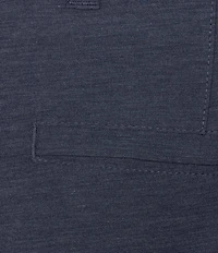 Caribbean Isle Breeze Flat Front Stretch Performance 8#double; Inseam Shorts