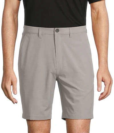 Caribbean Isle Breeze Flat Front Stretch Performance 8#double; Inseam Shorts