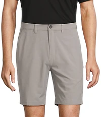 Caribbean Isle Breeze Flat Front Stretch Performance 8#double; Inseam Shorts
