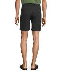 Caribbean Isle Breeze Flat Front Performance Stretch 8#double; Inseam Shorts