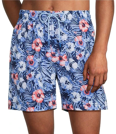 Caribbean Jungle Palm 6#double; Swim Trunks
