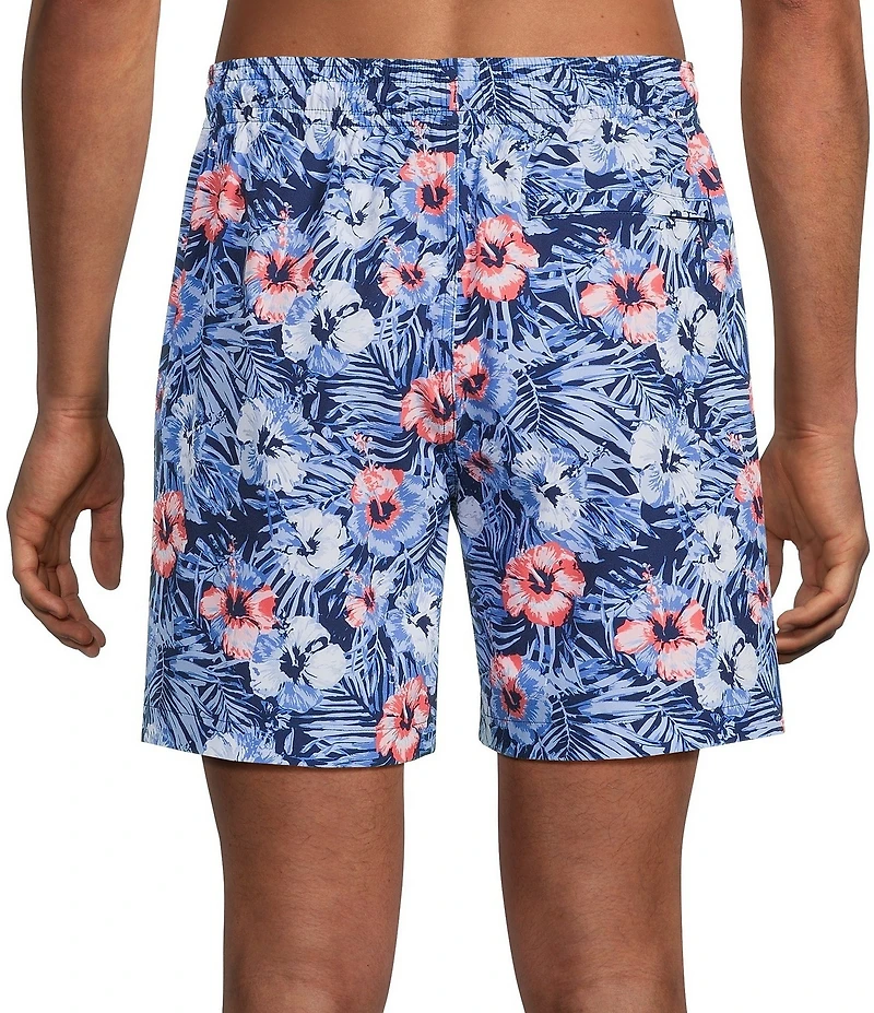 Caribbean Jungle Palm 6#double; Swim Trunks