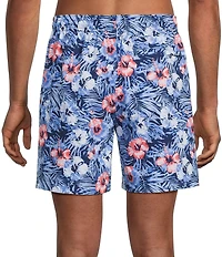 Caribbean Jungle Palm 6#double; Swim Trunks
