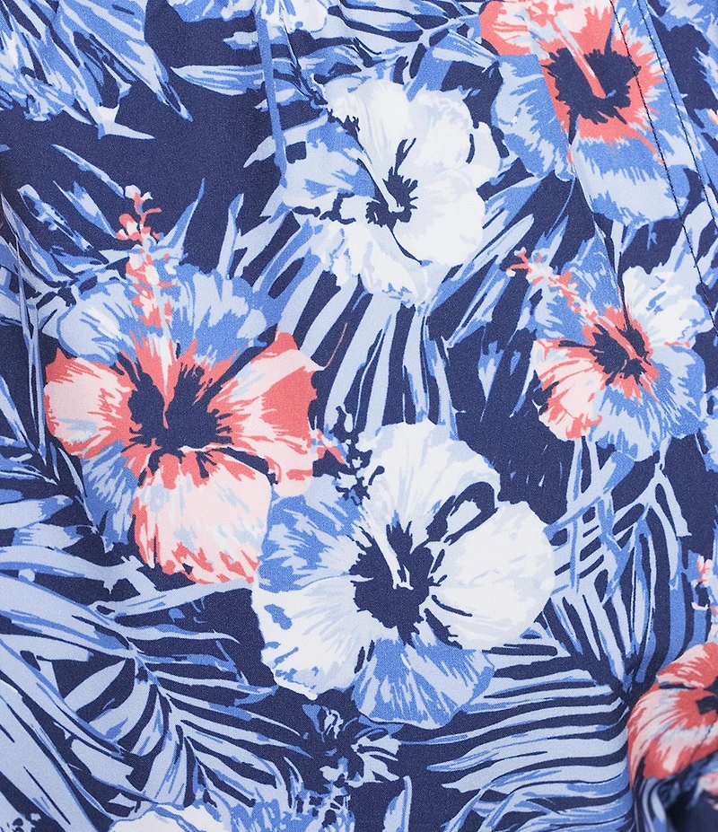 Caribbean Jungle Palm 6#double; Swim Trunks