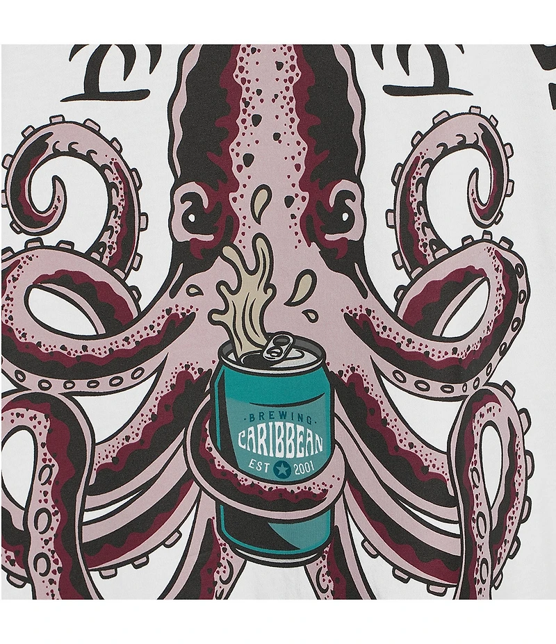 Caribbean Kraken A Cold One Short Sleeve T-Shirt
