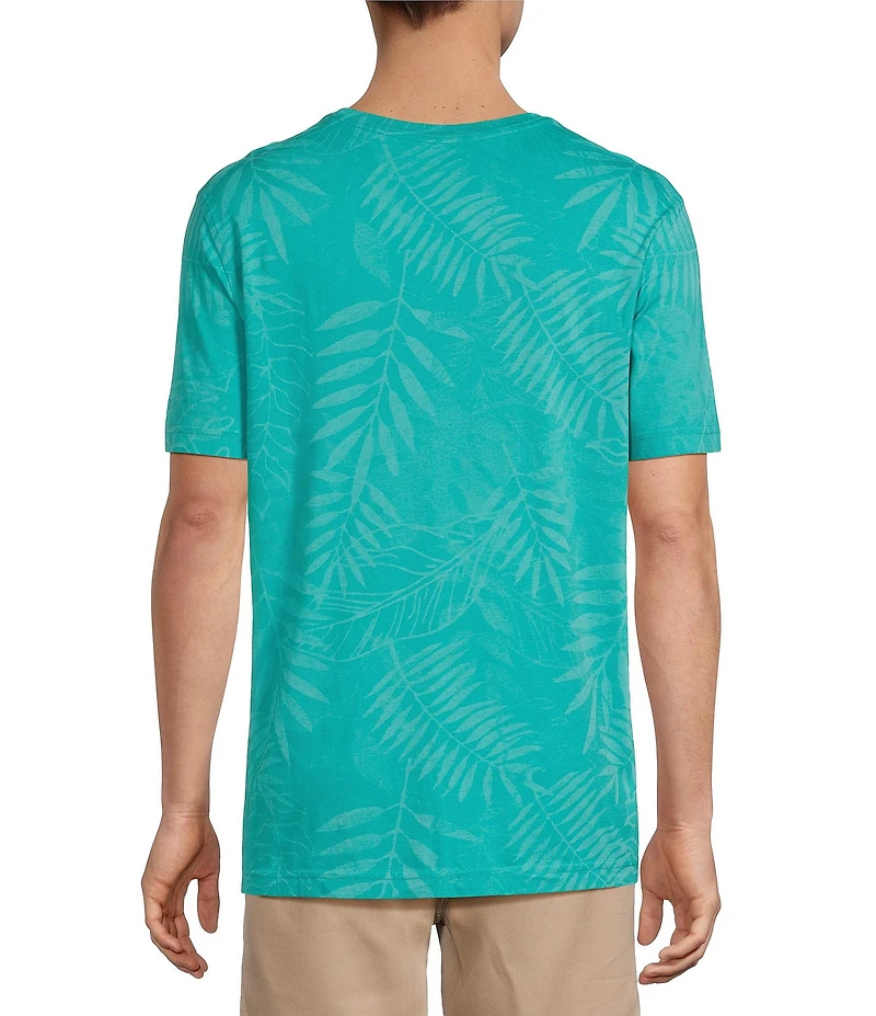 Caribbean Laser Print Short Sleeve T-Shirt