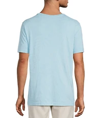 Caribbean Laser Print Short Sleeve T-Shirt