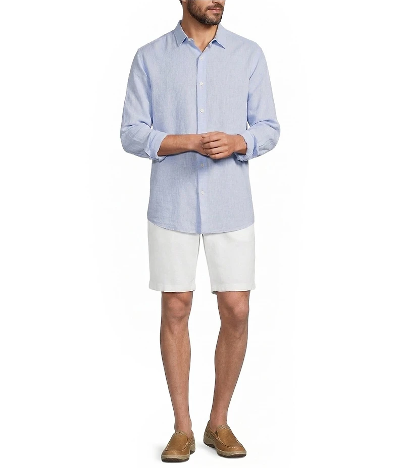 Caribbean Linen 9#double; Inseam Shorts