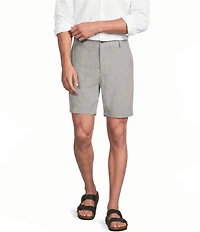 Caribbean Linen Blend 7#double; Inseam Shorts