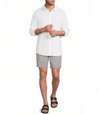 Caribbean Linen Blend 7#double; Inseam Shorts