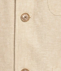 Caribbean Linen Blend Shirt Jacket