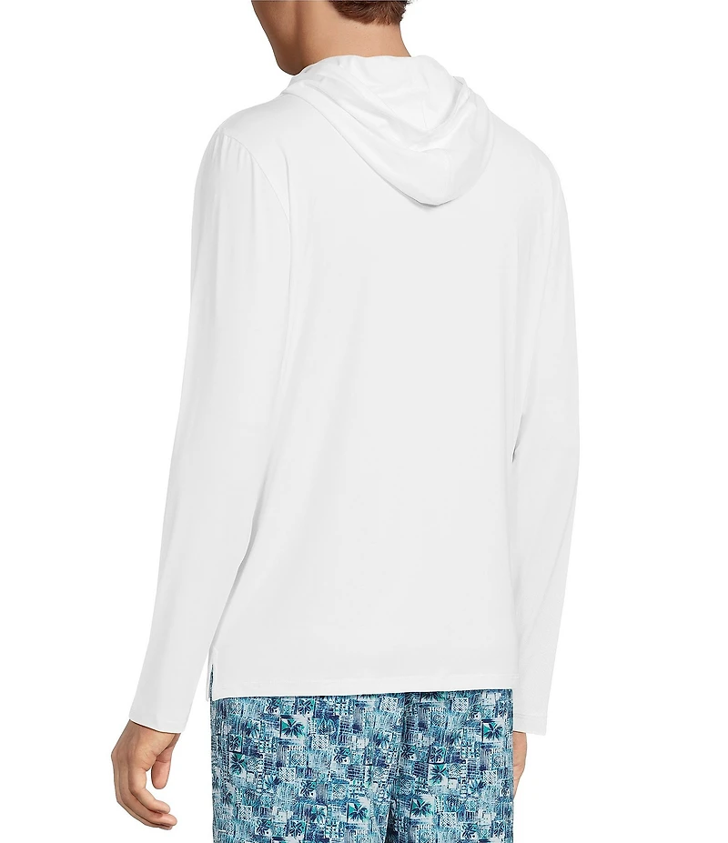 Caribbean Long Sleeve Hooded Performance UPF T-Shirt