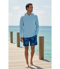 Caribbean Long Sleeve Hooded Performance UPF T-Shirt