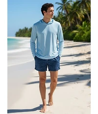 Caribbean Long Sleeve Hooded Performance UPF T-Shirt