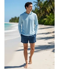 Caribbean Long Sleeve Hooded Performance UPF T-Shirt