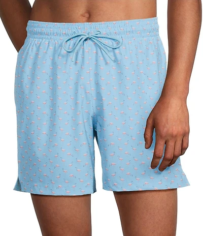 Caribbean Mini Flamingo 6#double; Swim Trunks