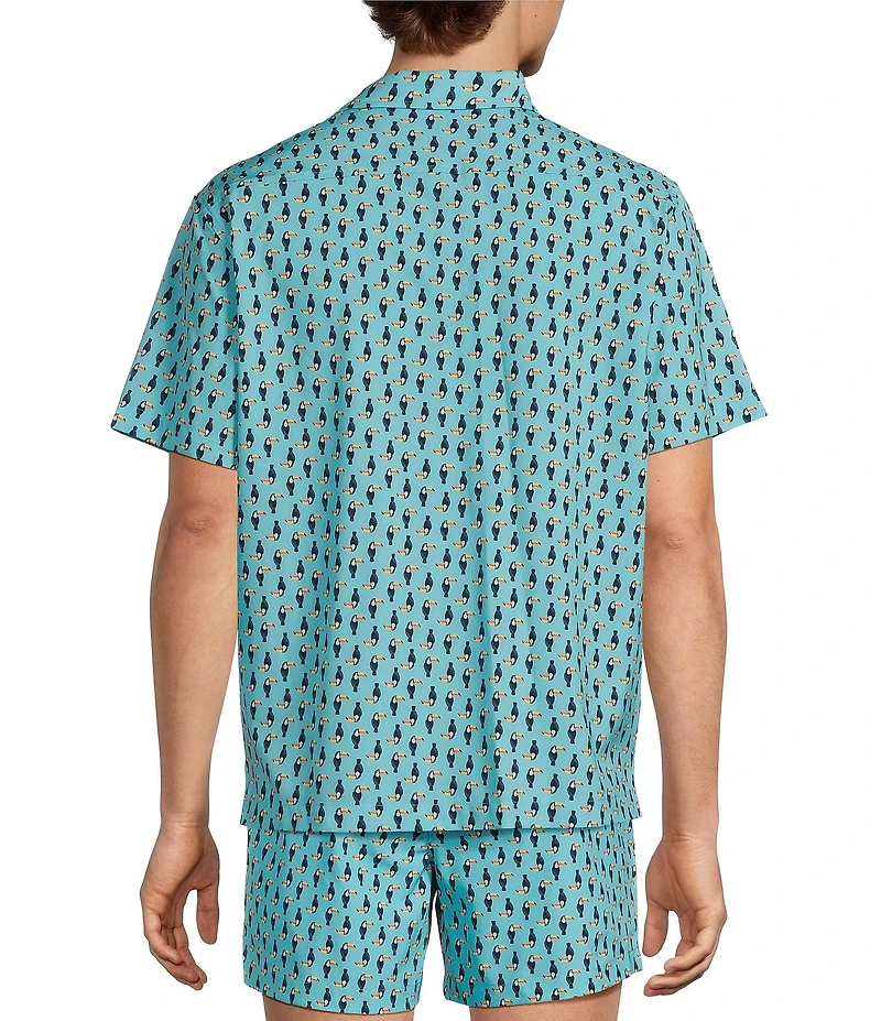 Caribbean Mini Toucan Cabana Woven Top