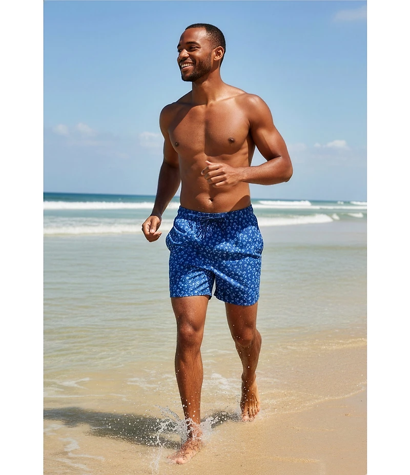 Caribbean Minnow Palm 6#double; Swim Trunks