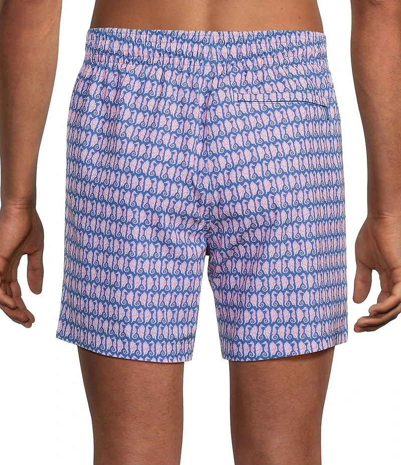 Caribbean Nautilus Shell Mini 6#double; Swim Trunks