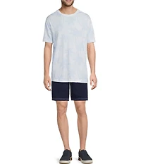 Caribbean Palm Tree Print Short Sleeve T-Shirt