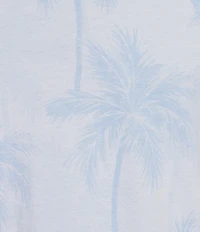 Caribbean Palm Tree Print Short Sleeve T-Shirt