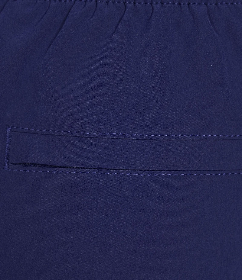 Caribbean Palmsway 6#double; Solid Swim Trunks