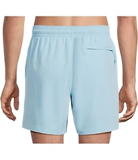 Caribbean Palmsway 6#double; Solid Swim Trunks