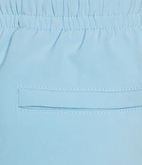 Caribbean Palmsway 6#double; Solid Swim Trunks