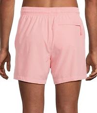 Caribbean Palmsway 6#double; Solid Swim Trunks