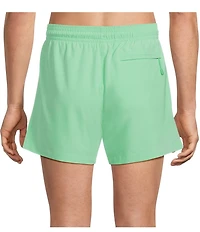 Caribbean Palmsway 6#double; Solid Swim Trunks