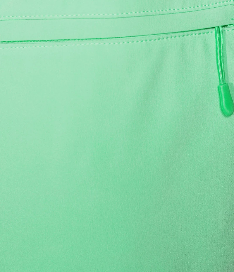 Caribbean Palmsway 6#double; Solid Swim Trunks