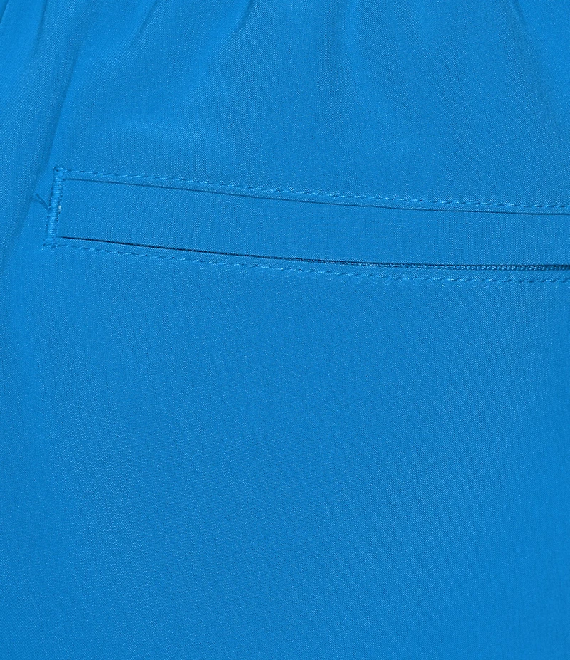 Caribbean Palmsway 6#double; Solid Swim Trunks