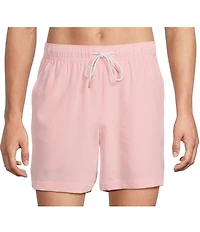Caribbean Palmsway 6#double; Solid Swim Trunks