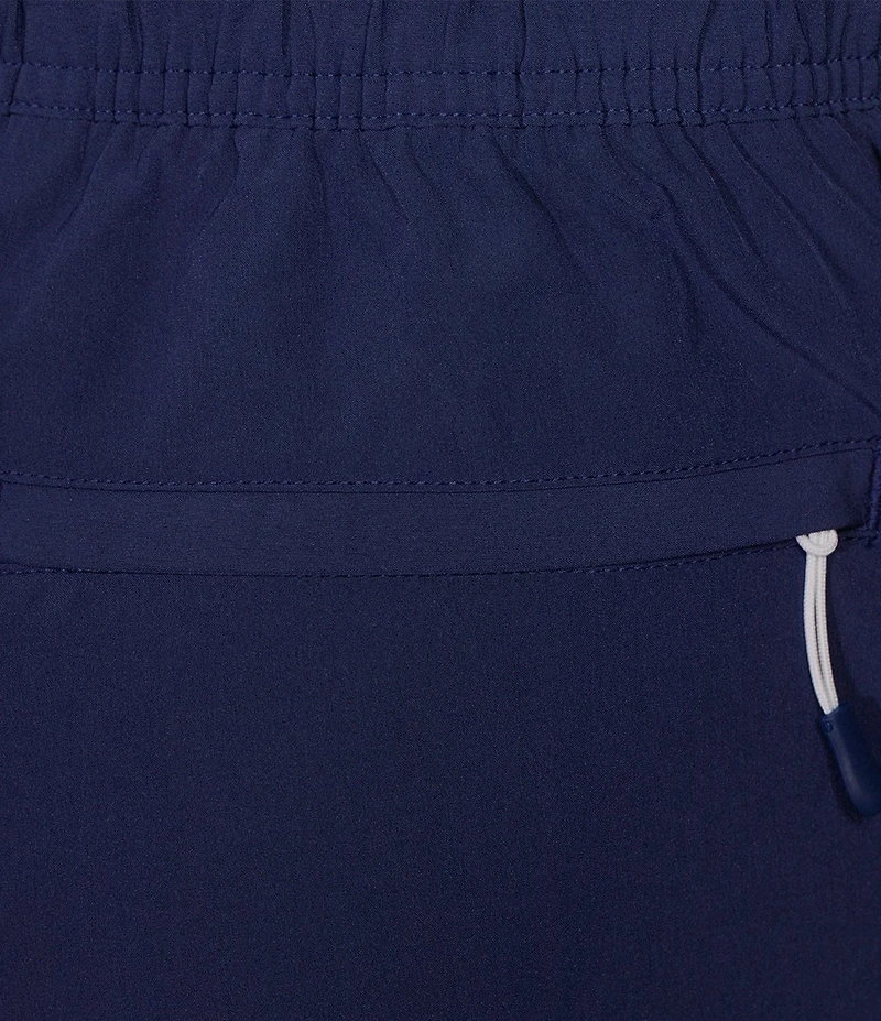 Caribbean Palmsway 6#double; Solid Swim Trunks