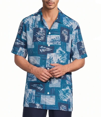 Caribbean Patchwork Short Sleeve Woven Shirt