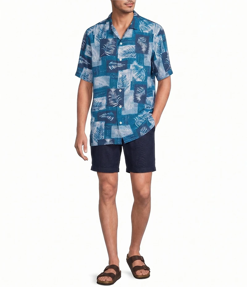 Caribbean Patchwork Short Sleeve Woven Shirt